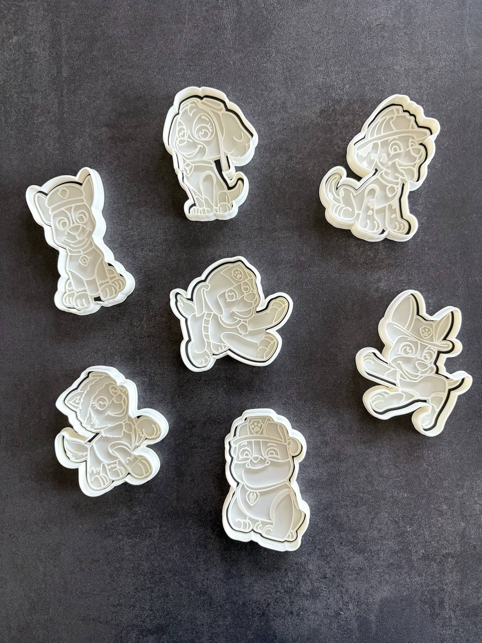 Käpapatrulli küpsisevormide komplekt